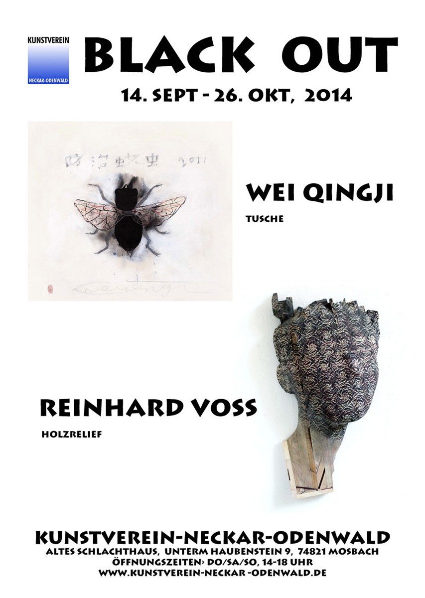 2014 Blackout Kunstverein Neckar-Odenwald Wei Qingji - Reinhard Voss