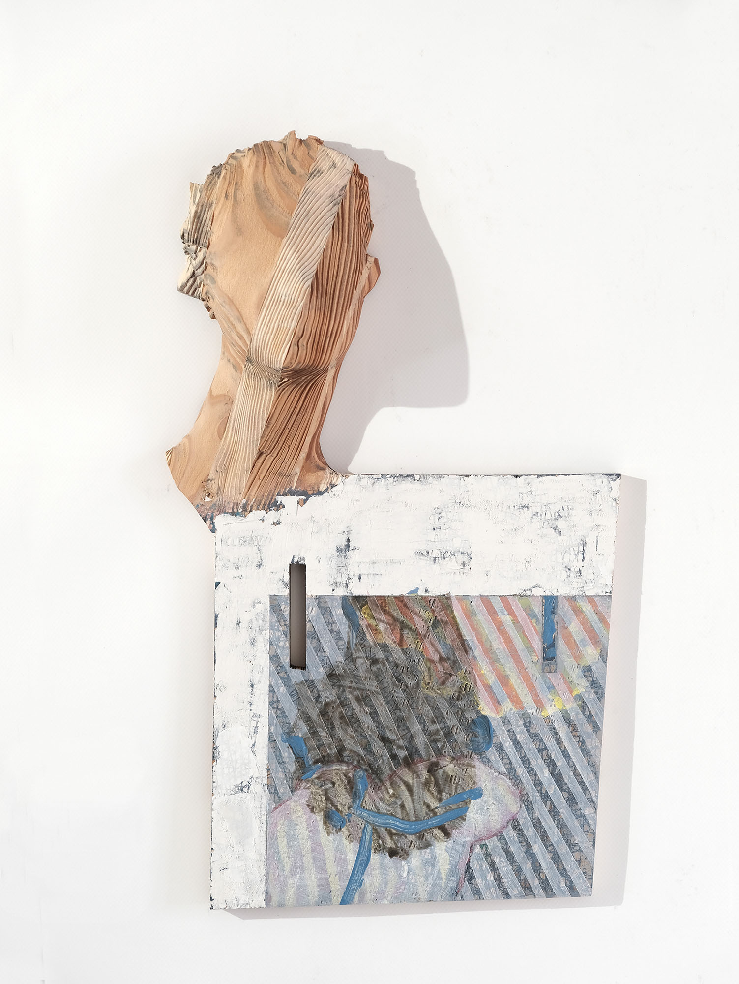 gesicht-heben 2021 45x27x6 cm